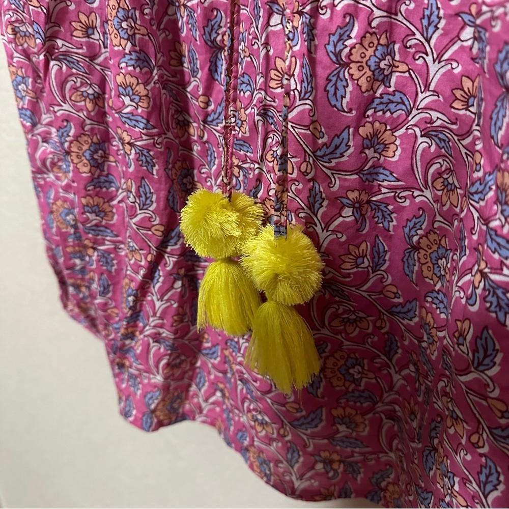 J. Crew embroidered cotton voile top in pink size S - Picture 6 of 6